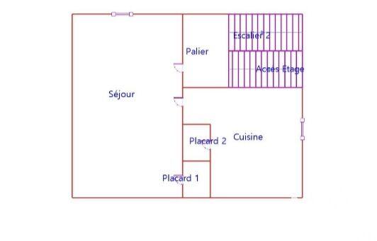 Maison de village - 54 m² - 3 pièces