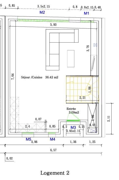 Maison de ville - 119 m² - 5 pièces