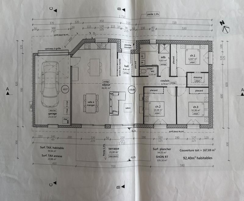 Maison - 92 m² - 4 pièces