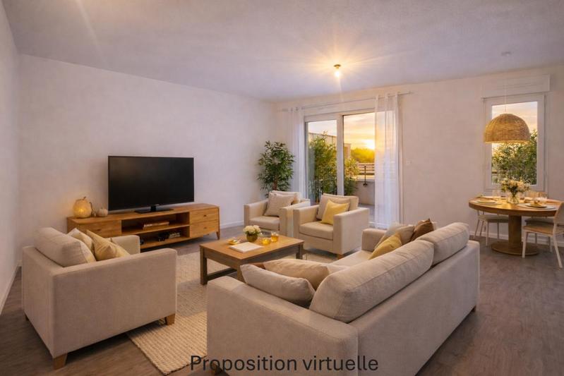 Appartement - 66 m² - 3 pièces