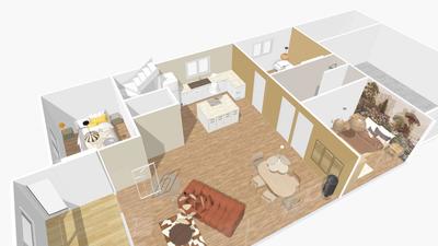 Chaumière - 132 m² - 4 pièces