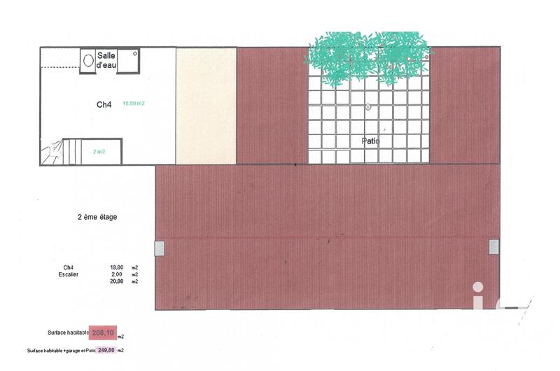 Maison de ville - 208 m² - 7 pièces