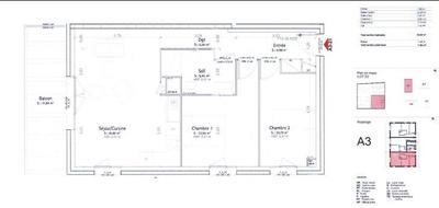 Appartement - 64 m² - 3 pièces