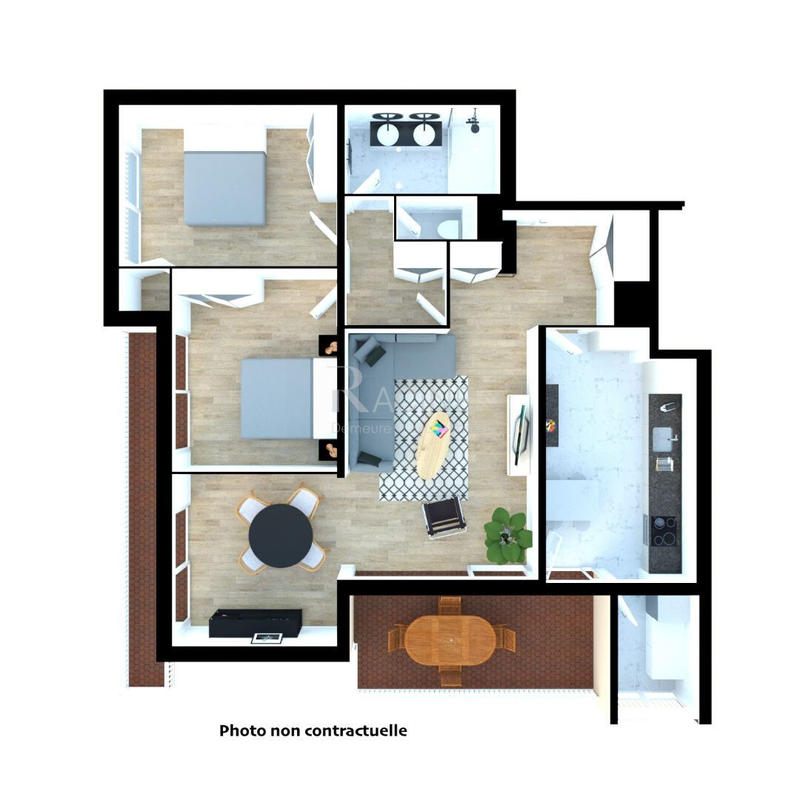 Appartement - 84 m² - 4 pièces