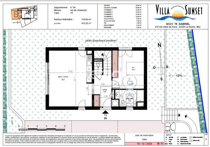 Villa - 116 m² - 5 pièces