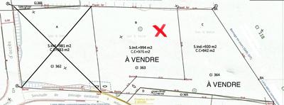 Terrain - 994 m²