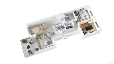 Appartement - 73 m² - 3 pièces