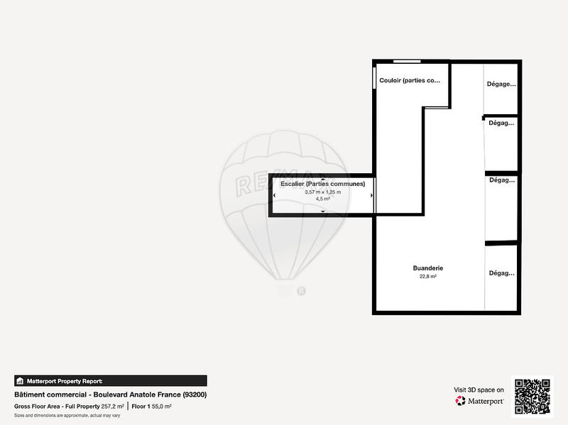 Local commercial - 190 m² - 6 pièces