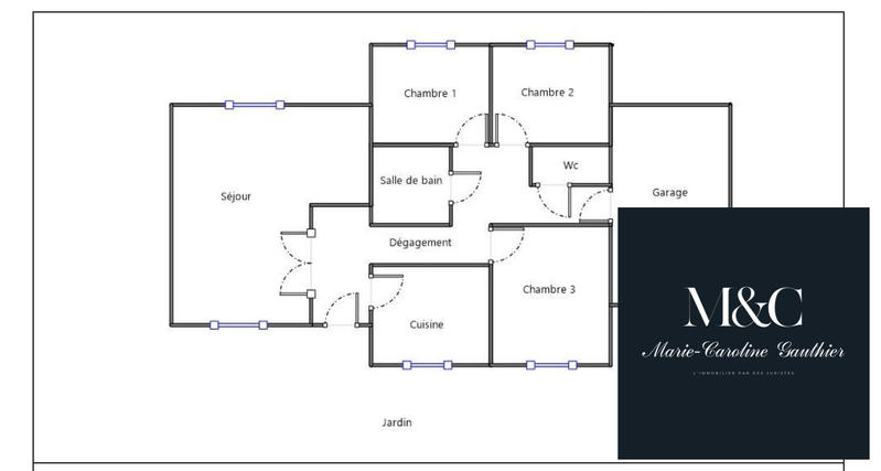 Maison - 87 m² - 4 pièces