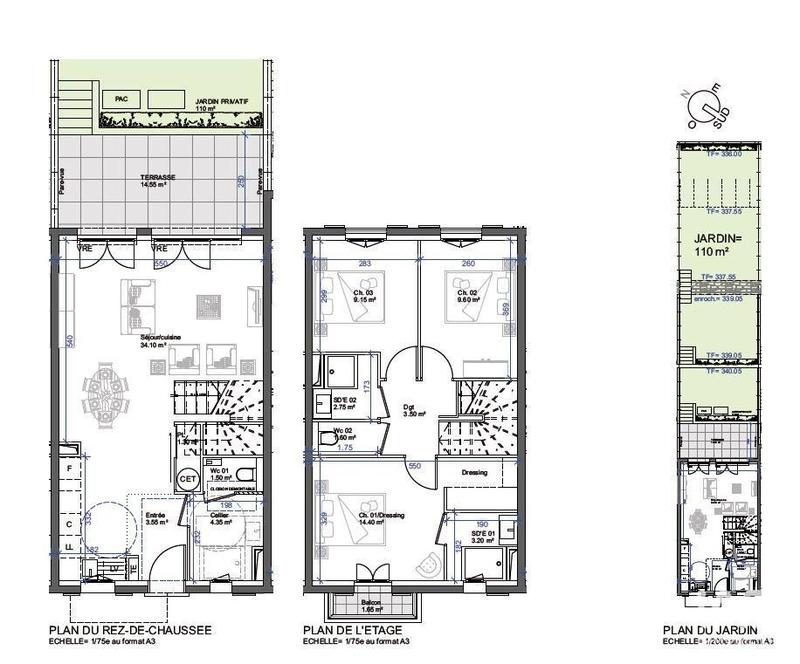 Maison - 89 m² - 4 pièces