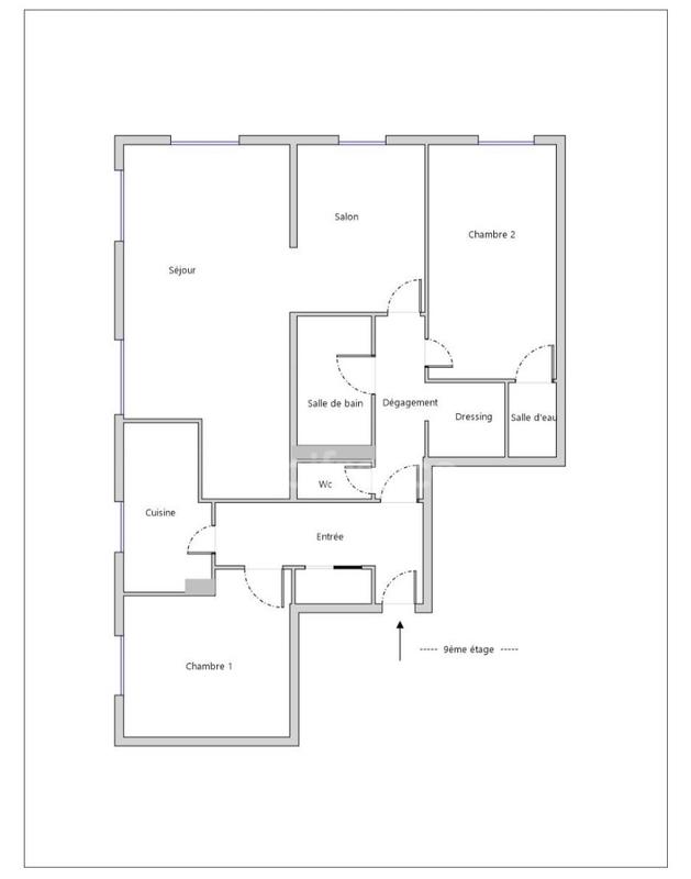 Appartement - 74 m² - 4 pièces