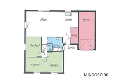 Maison - 96 m² - 5 pièces