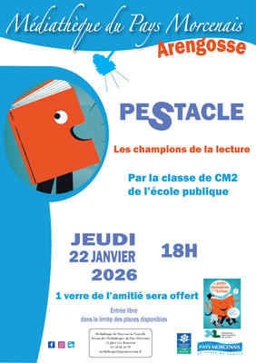 Pestacle - les champions de la lecture