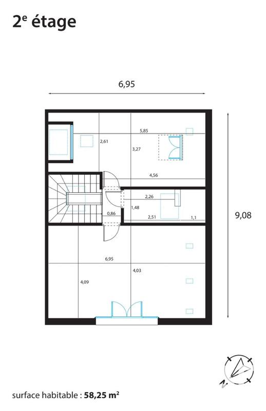 Maison - 140 m² - 5 pièces
