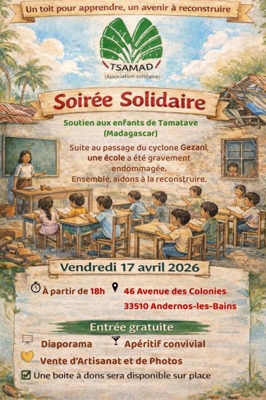 Soirée solidarité Madagascar