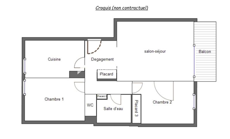 Appartement - 68 m² - 3 pièces