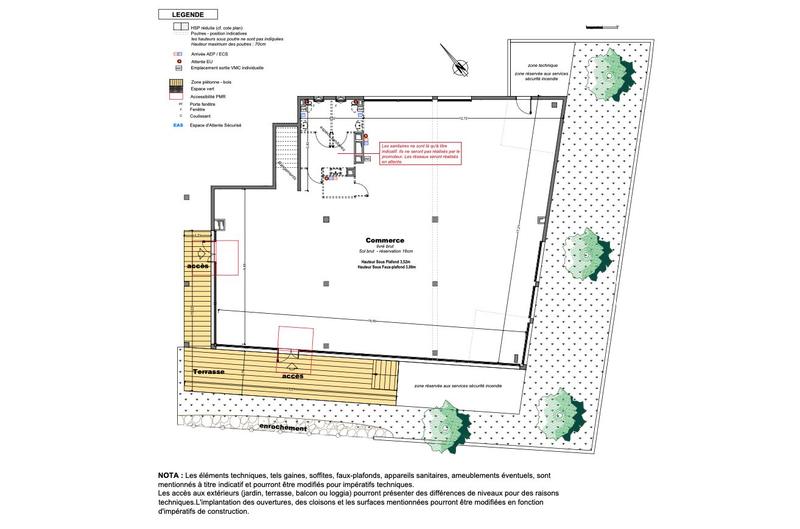 Local commercial - 306 m² - 1 pièce