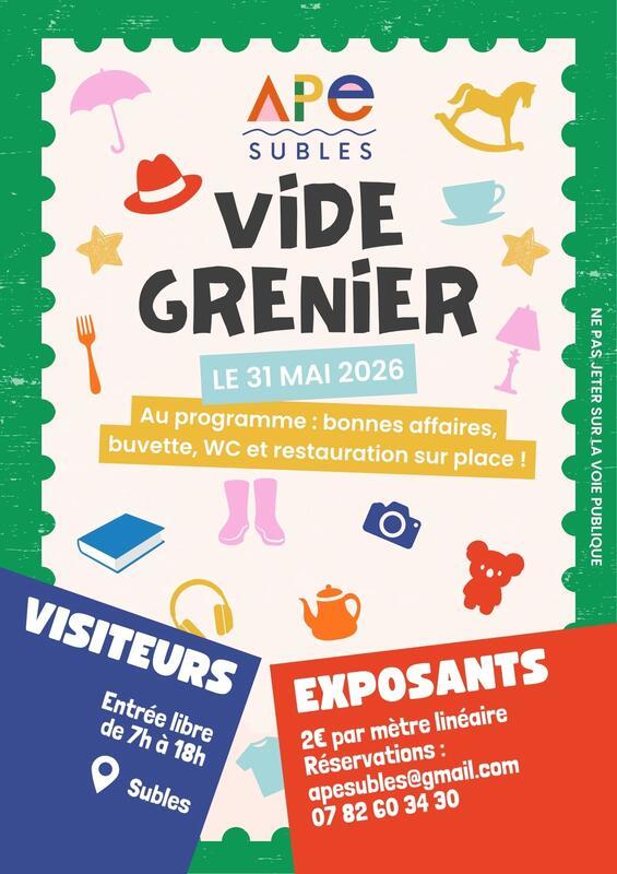 Vide grenier de l'ape