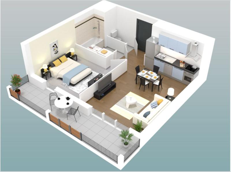 Appartement - 41 m² - 2 pièces