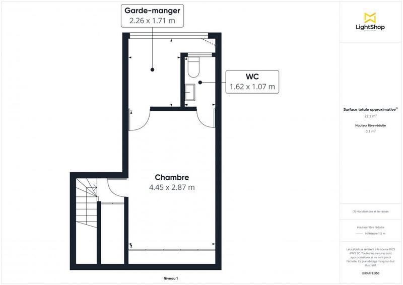 Appartement - 42 m² - 2 pièces