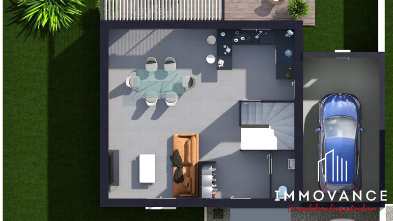 Maison - 93 m² - 4 pièces