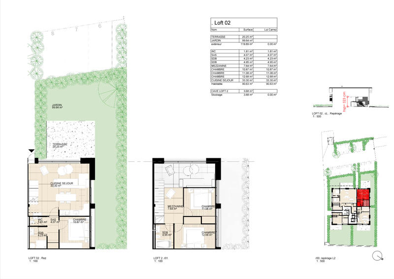 Appartement - 93 m² - 4 pièces