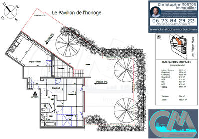 Appartement - 82 m² - 4 pièces