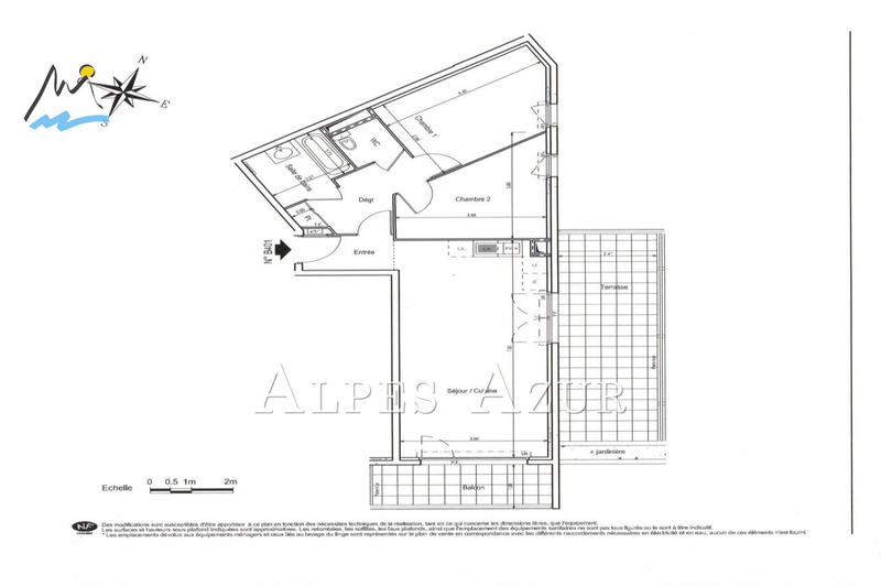 Appartement - 63 m² - 3 pièces