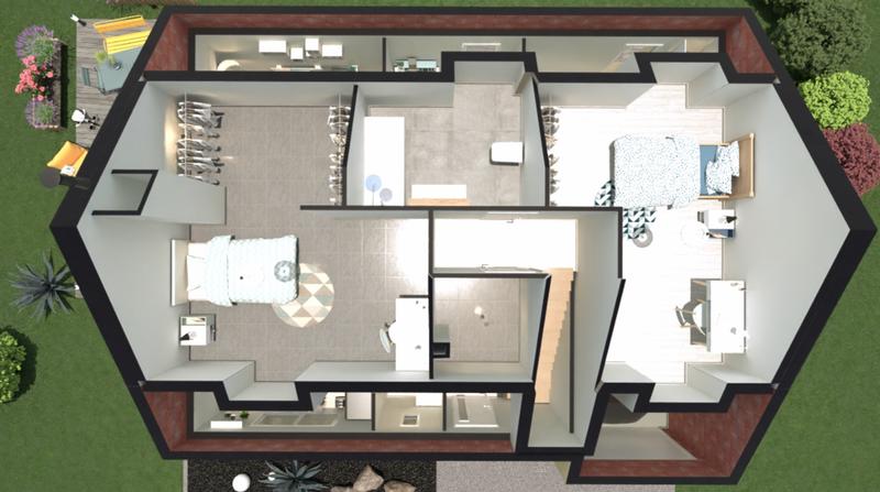 Maison de village - 121 m² - 5 pièces