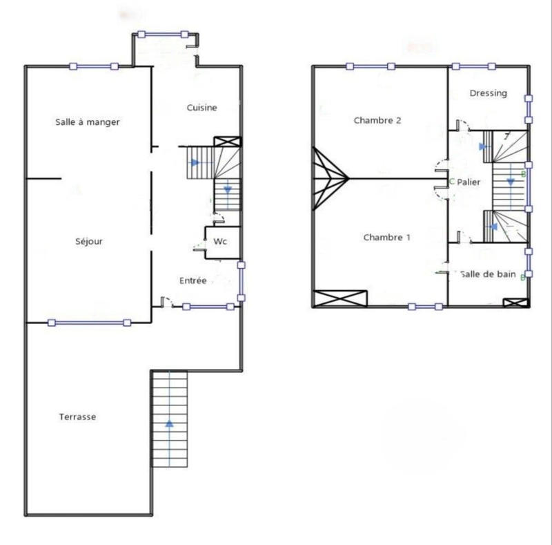 Maison - 85 m² - 5 pièces