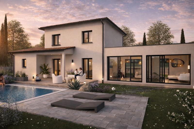 Maison - 104 m² - 5 pièces