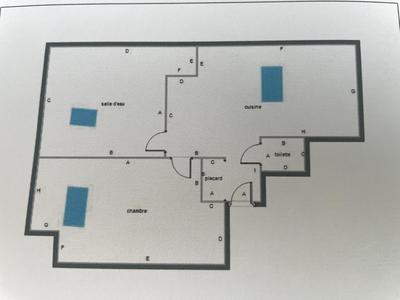 Appartement - 35 m² - 2 pièces