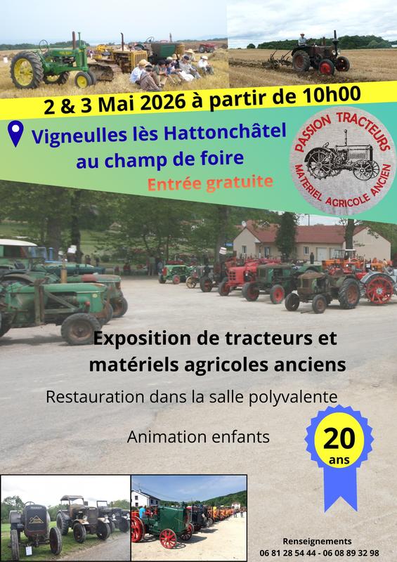Rassemblement de vieux tracteurs