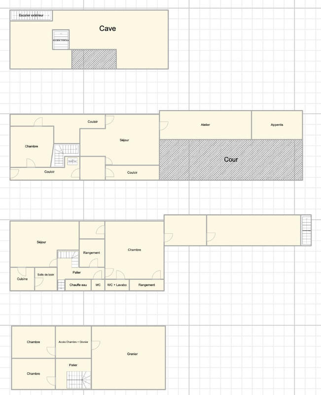 Maison bourgeoise - 202 m² - 12 pièces