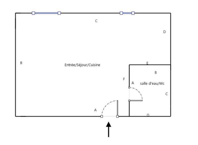 Penthouse - 17 m² - 1 pièce