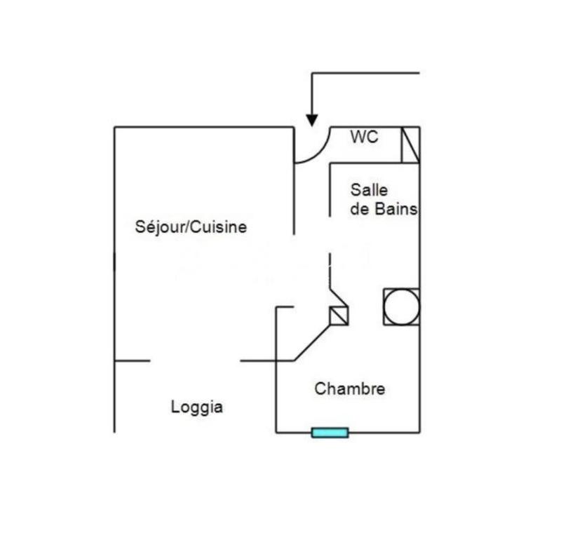 Appartement - 42 m² - 2 pièces