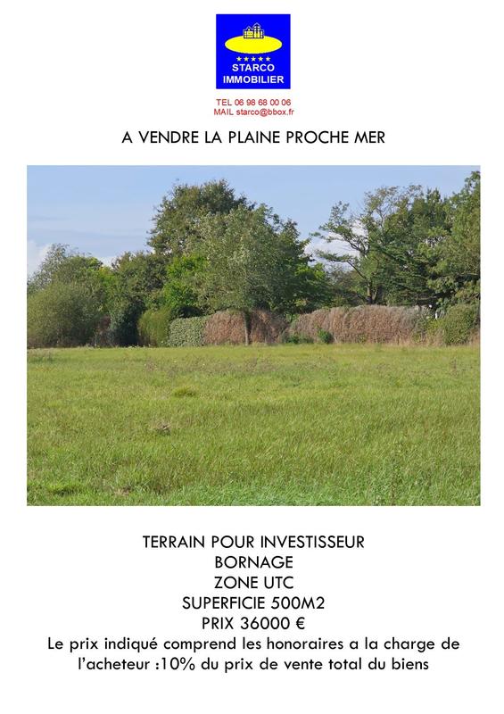 Terrain - 500 m²