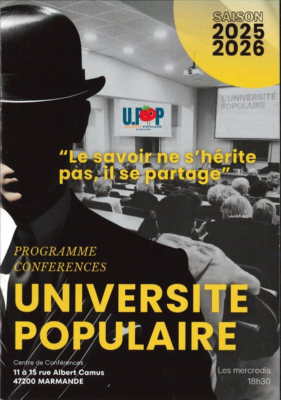 Conférence Upop &quot;Voyage dans Lascaux&quot; par Denis Tauxe