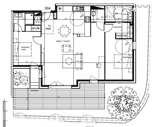 Appartement - 87 m² - 3 pièces