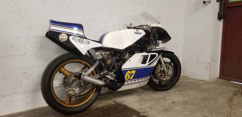 Yamaha Tzg 350 yamaha bleu 0350 B