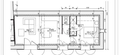 Appartement - 60 m² - 3 pièces