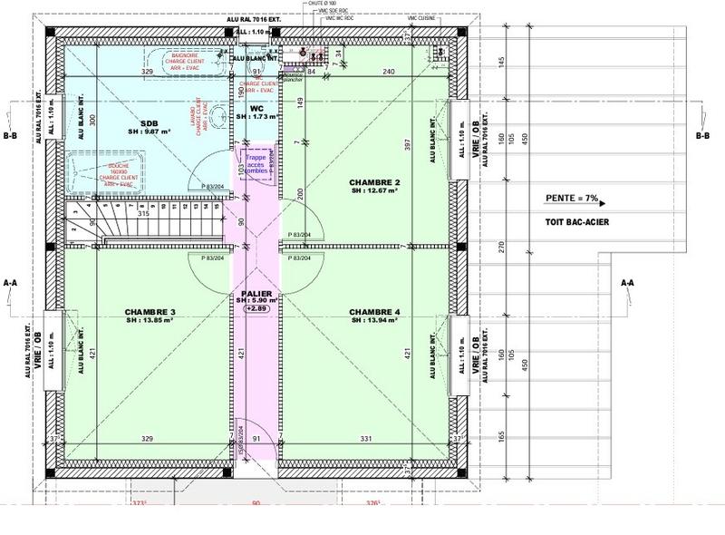 Maison - 144 m² - 6 pièces