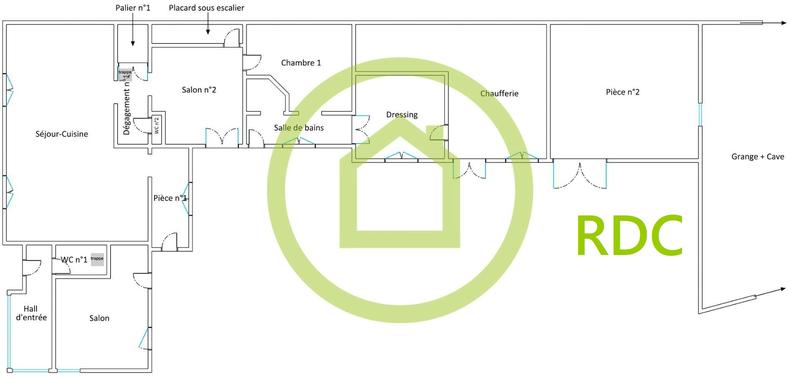 Maison - 285 m² - 8 pièces