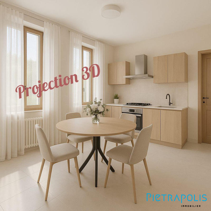 Maison ancienne - 63 m² - 3 pièces