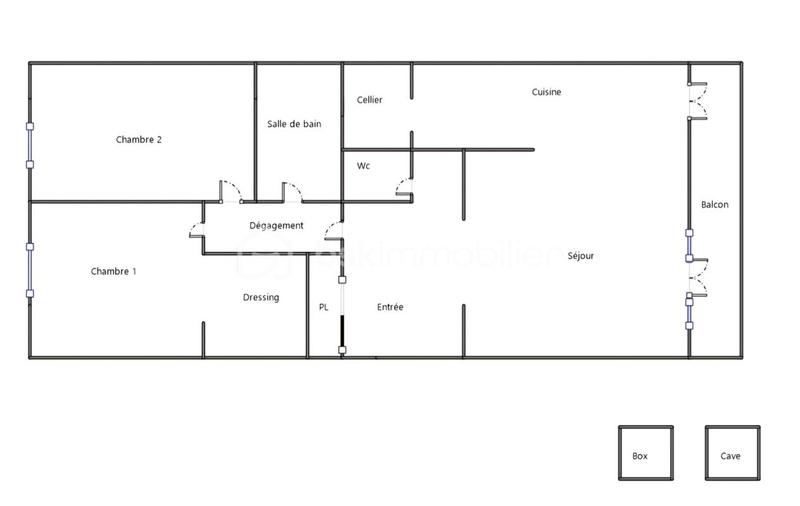 Appartement - 67 m² - 3 pièces