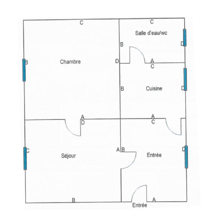 Appartement - 41 m² - 2 pièces
