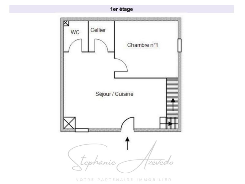 Duplex - 43 m² - 3 pièces