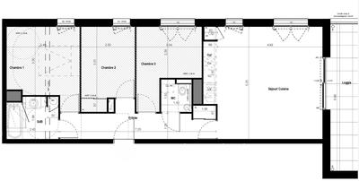 Appartement - 74 m² - 4 pièces