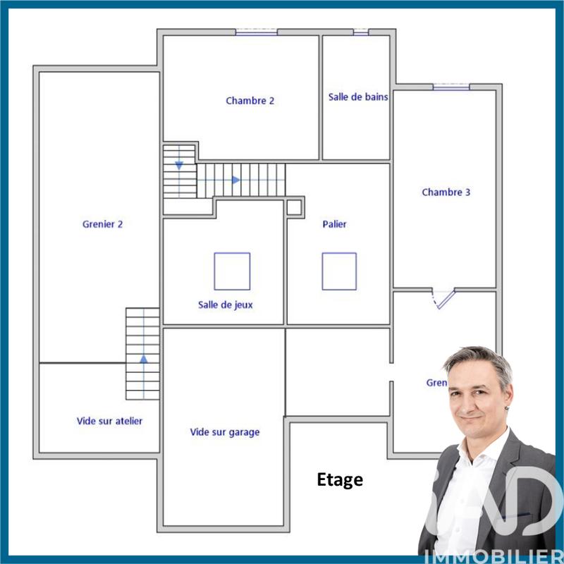 Maison - 131 m² - 8 pièces