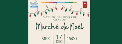 Marché de Noël de l'Accueil de Loisirs de Paradou